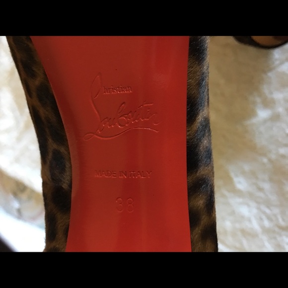 louboutin leopard heels